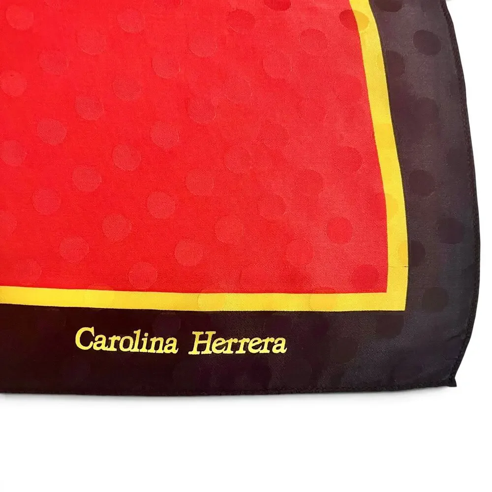 Carolina Herrera vibrant silk